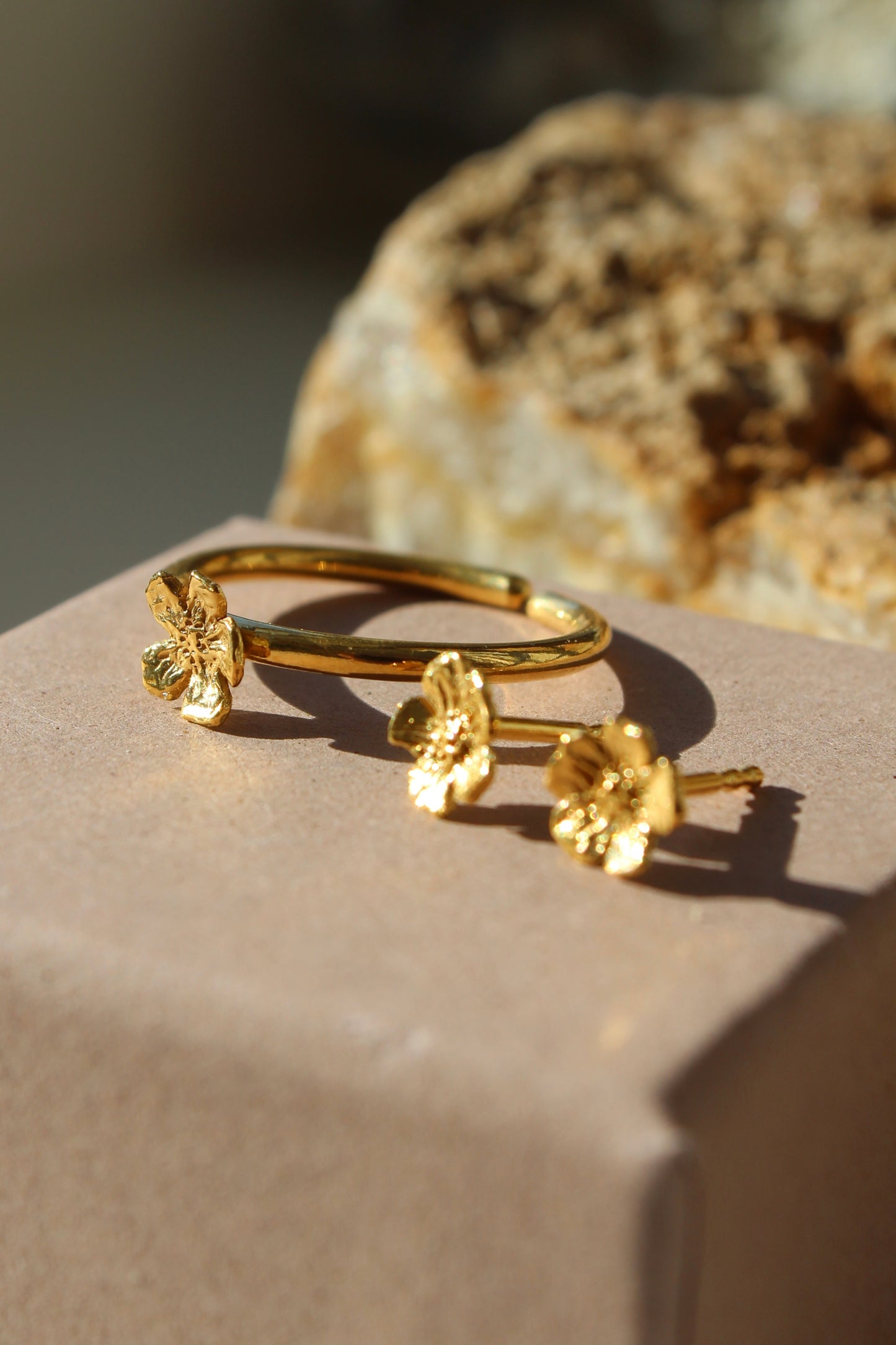 Fleur De Cerise Ring Forgyldt