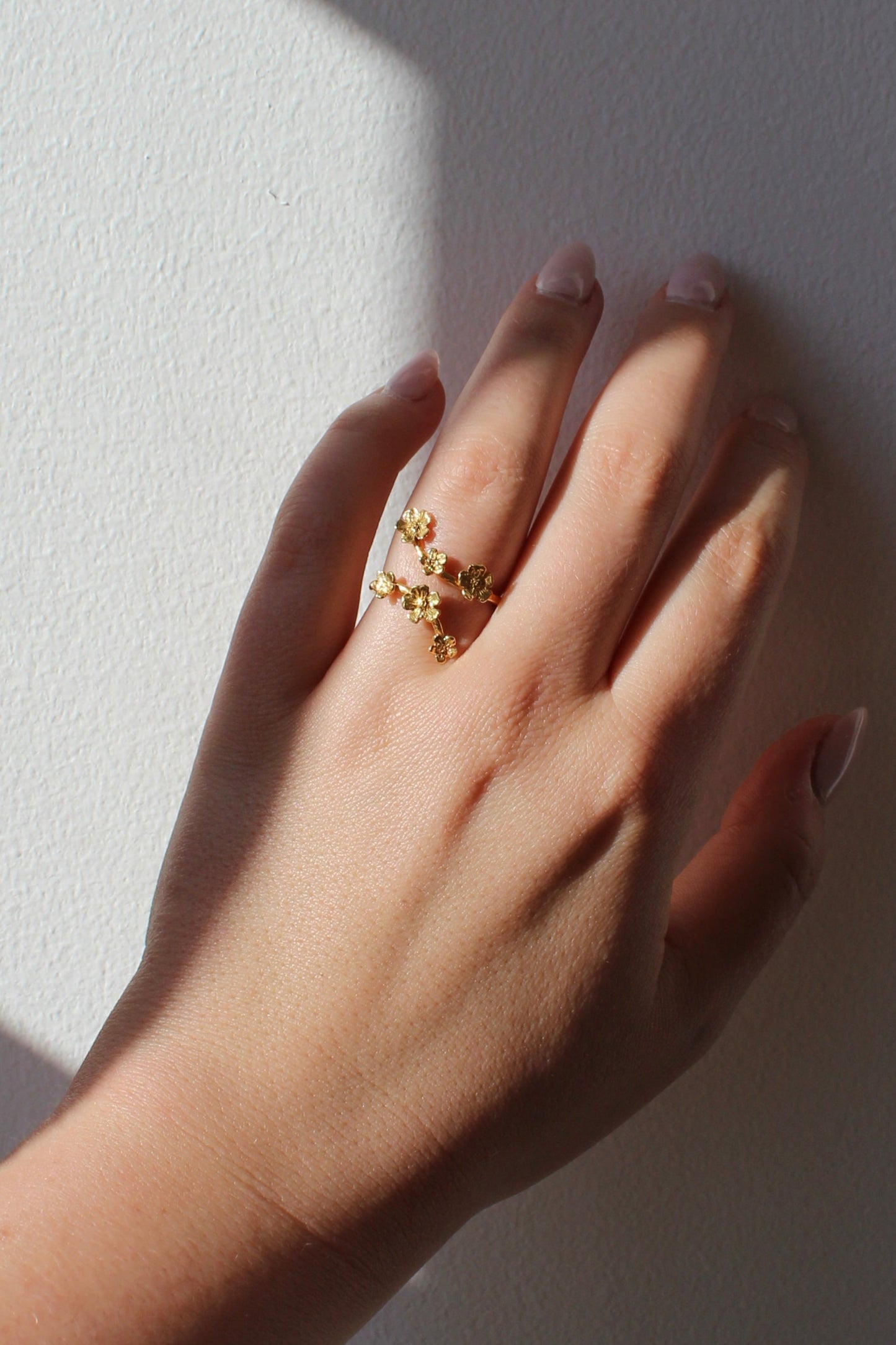 Cerise Spring Ring Forgyldt