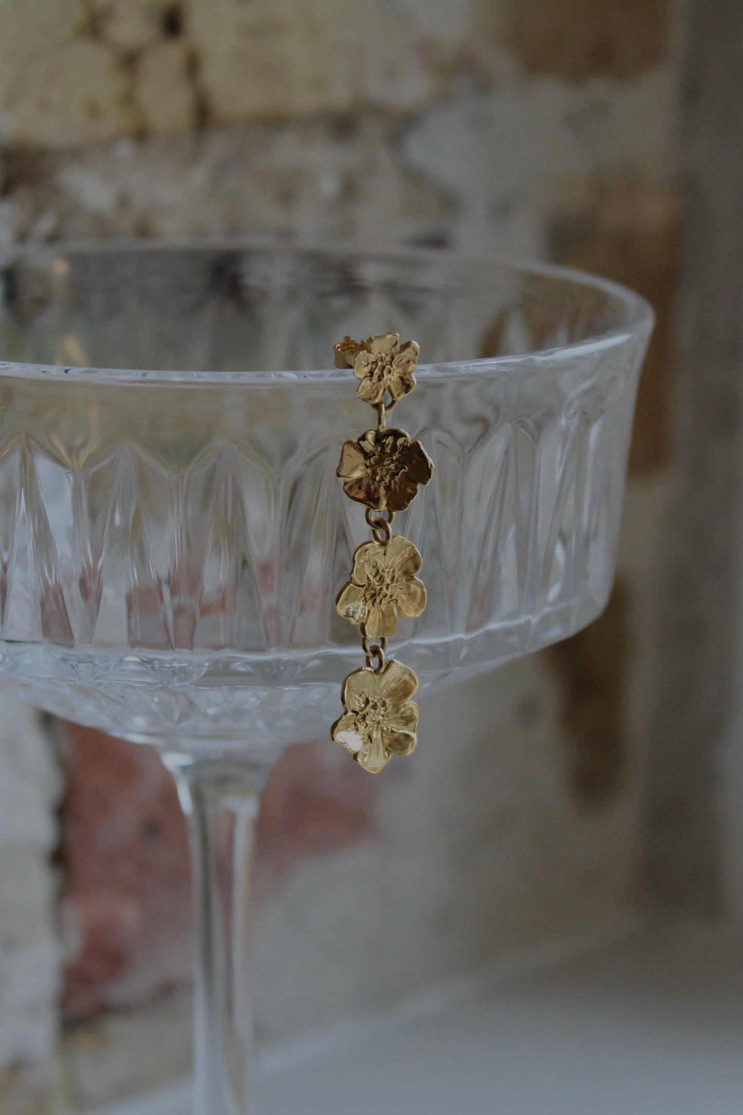 Quatre Belle Fleur Earring FG