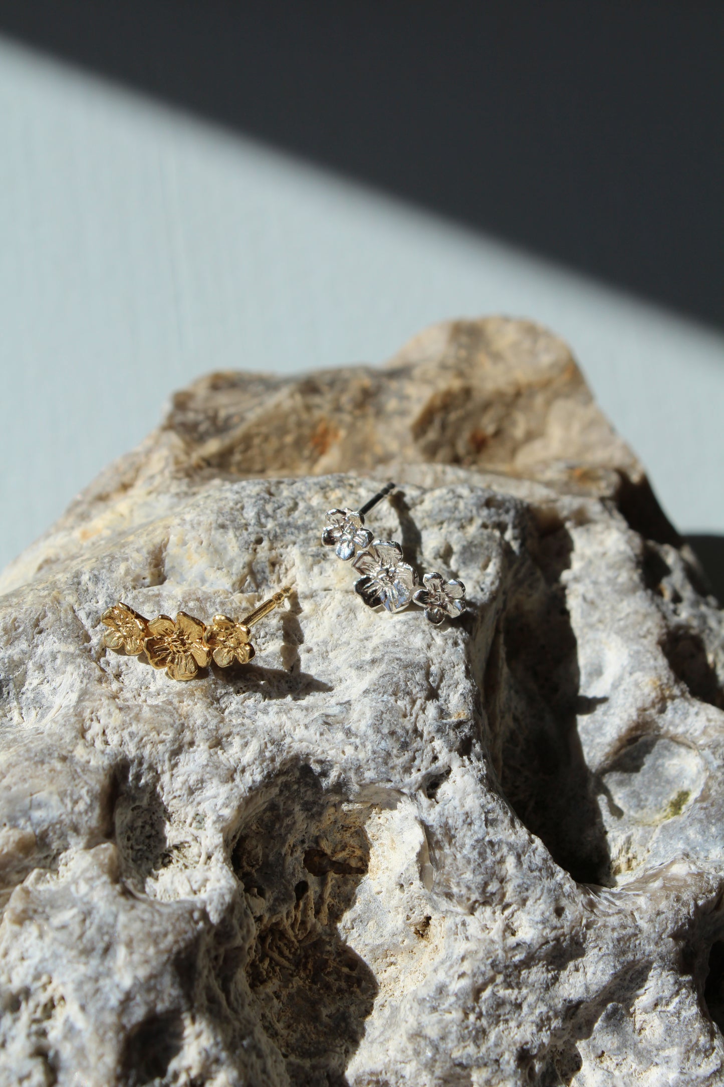 Trois Cerise Ørerstik Forgyldt