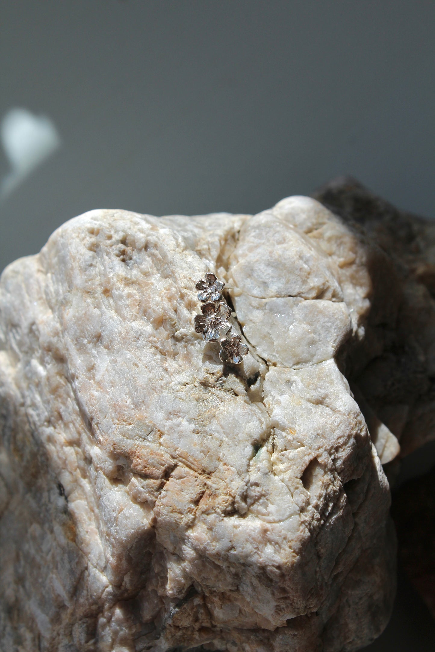 Trois Cerise Ørerstik Sølv