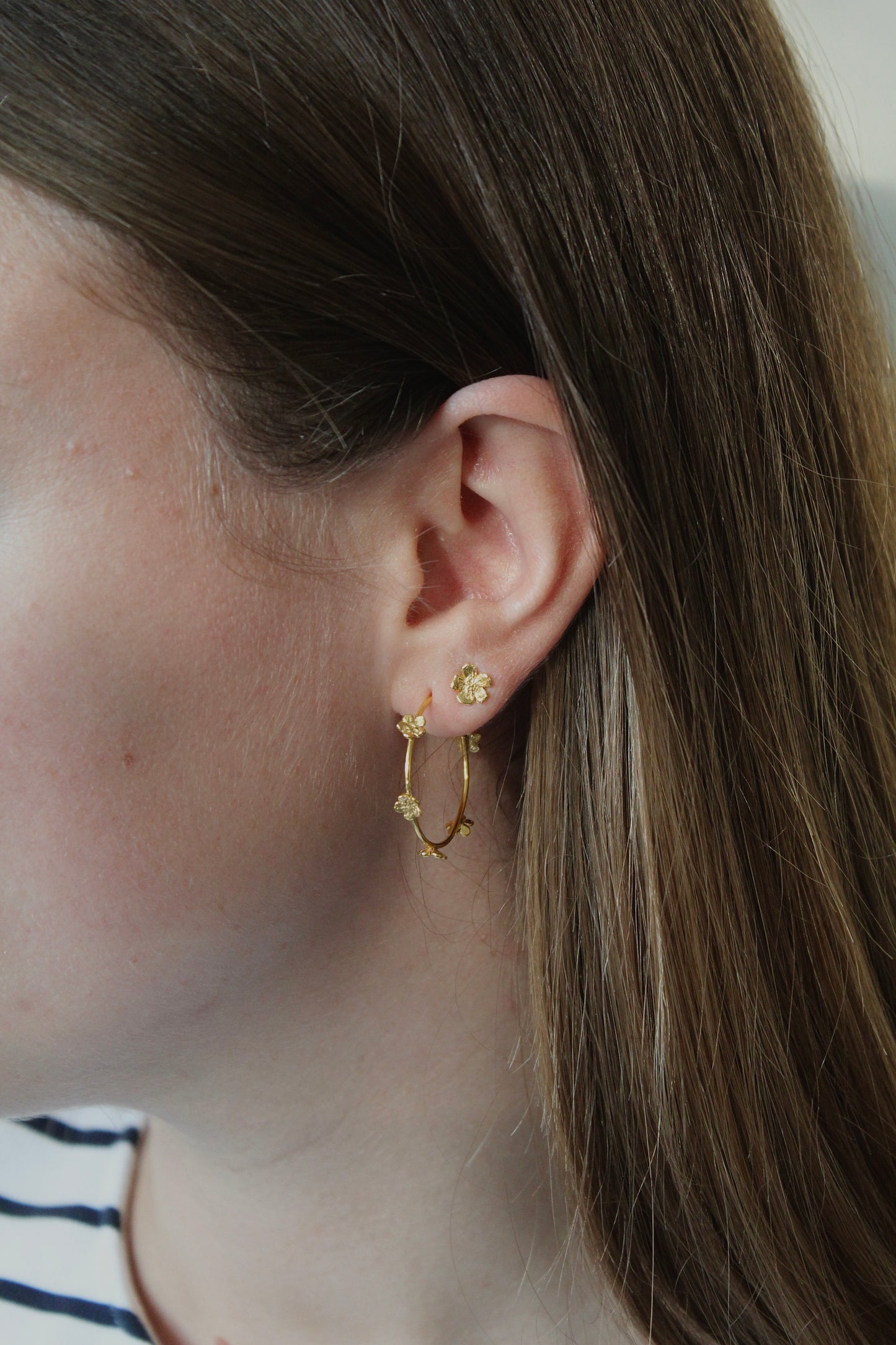 Cerise Creoler Forgyldt