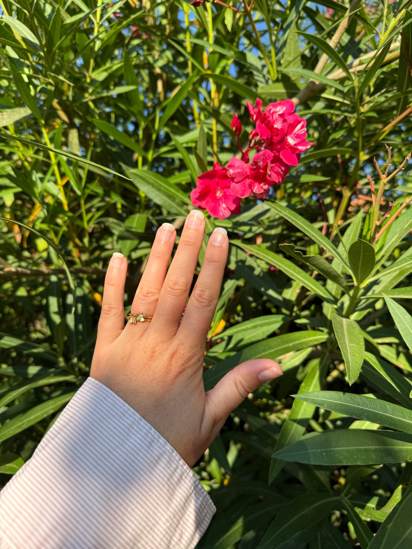 Fleur De Cerise Ring Forgyldt