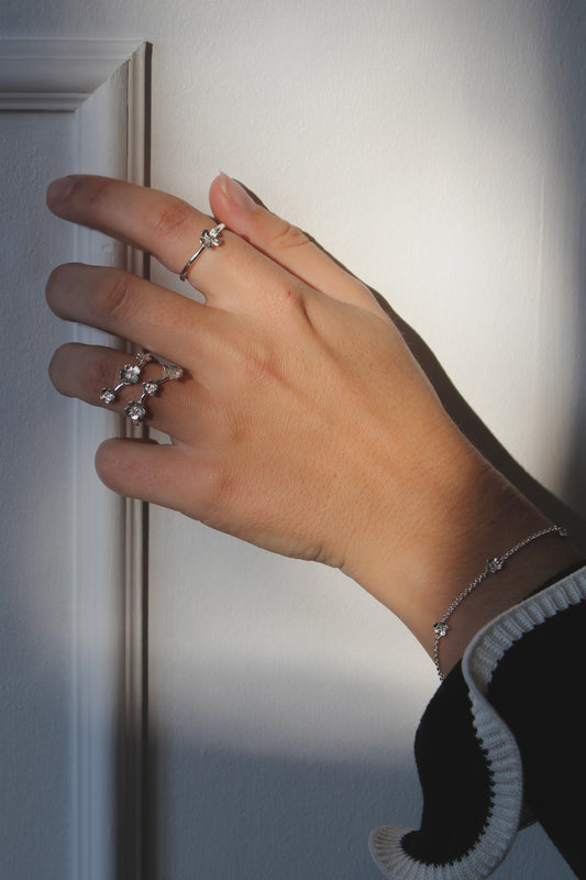 Cerise Spring Ring Sølv