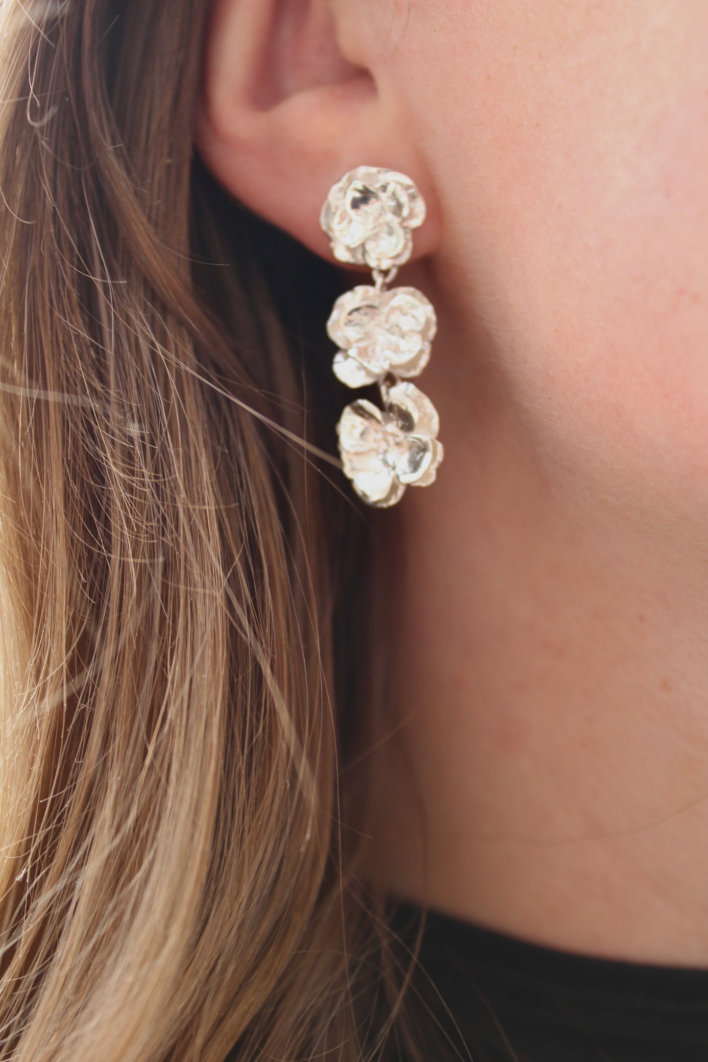 Triples Fleurs Earring S